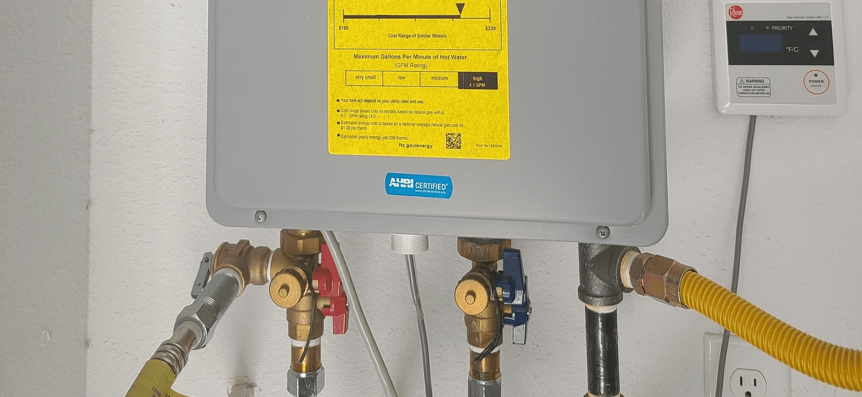 Tankless Water Heater Service